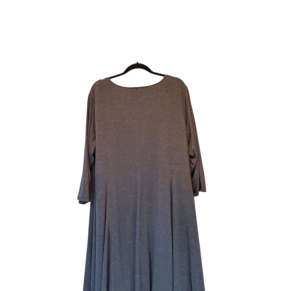 🌼Lane Bryant Solid Gray Dress Size 26/28 - Picture 4 of 5